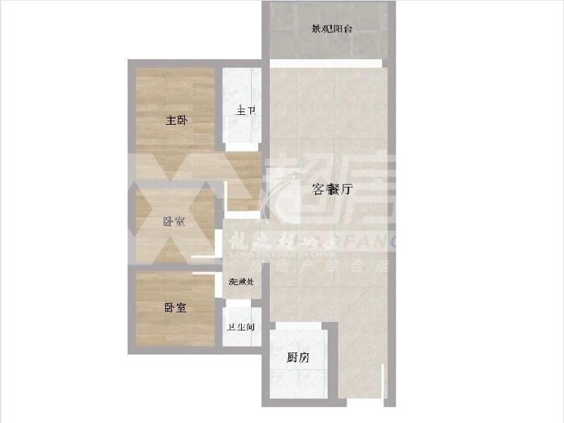 远大帝景湾二手房户型图