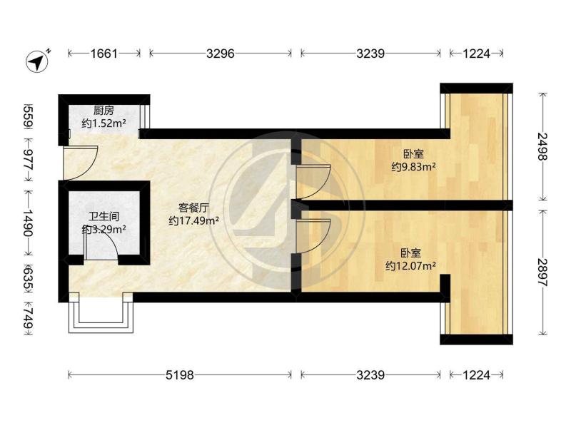 水悦城邦(顺)二手房户型图