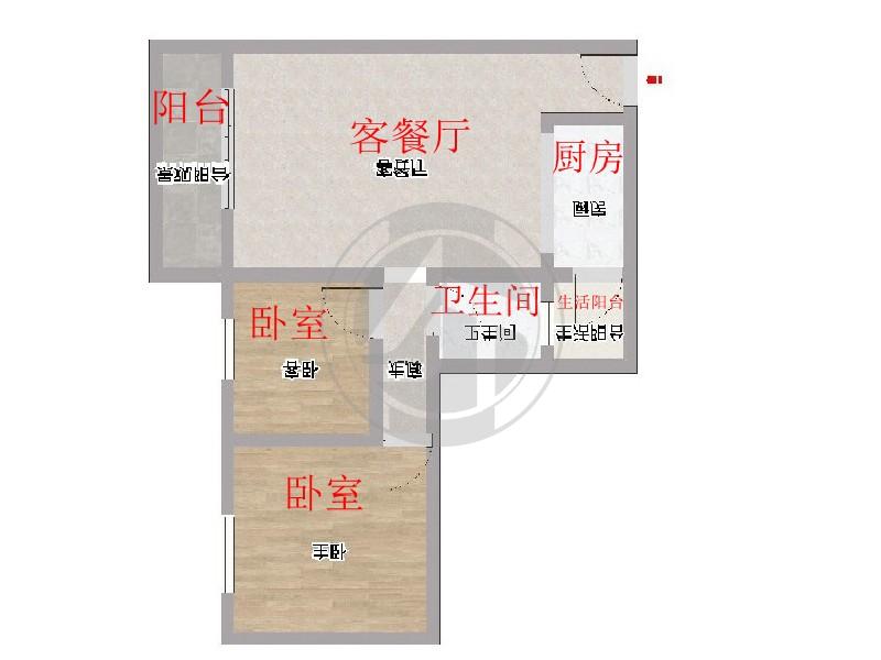 金碧新城(顺)二手房户型图