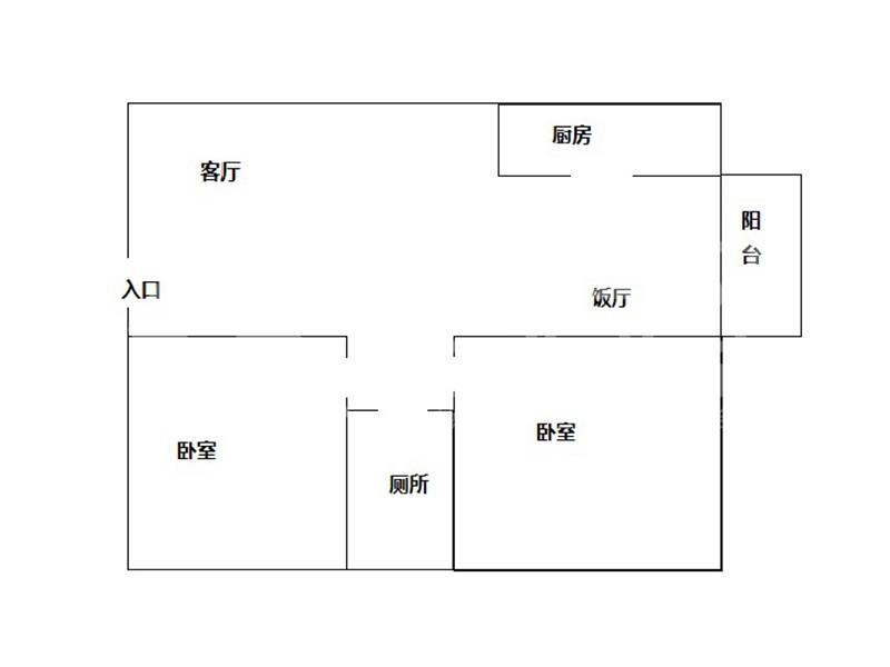 南湖花园二手房户型图