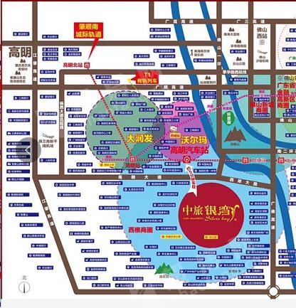 中旅银湾（新房）商铺交通图