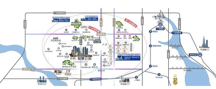 保利智慧云城(新房)新房交通图