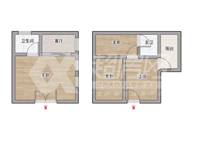 华美达广场出租房户型图