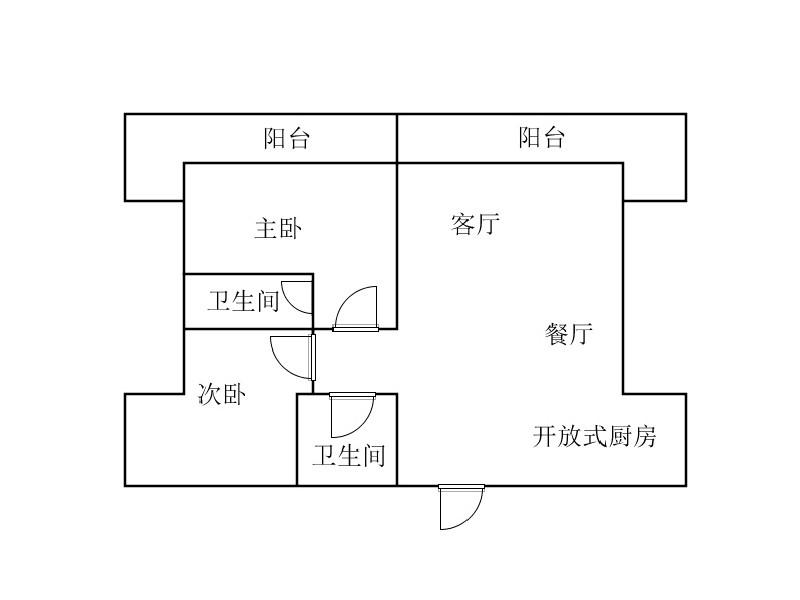 嘉兆台出租房户型图