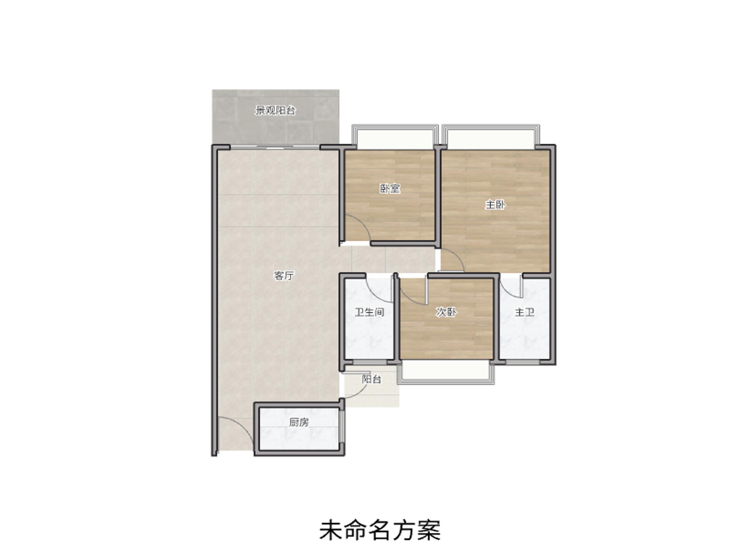 凯茵花园出租房户型图