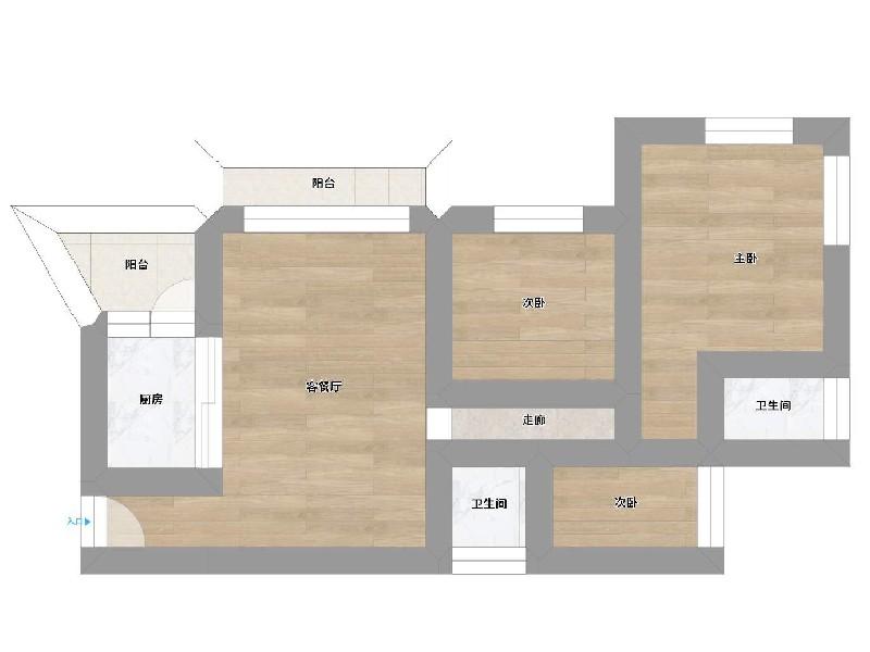 涛汇御河湾出租房户型图