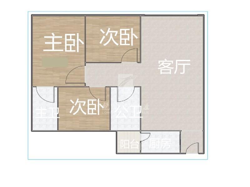 御景坊出租房户型图