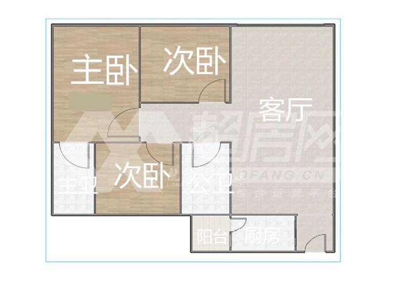 御景坊出租房户型图