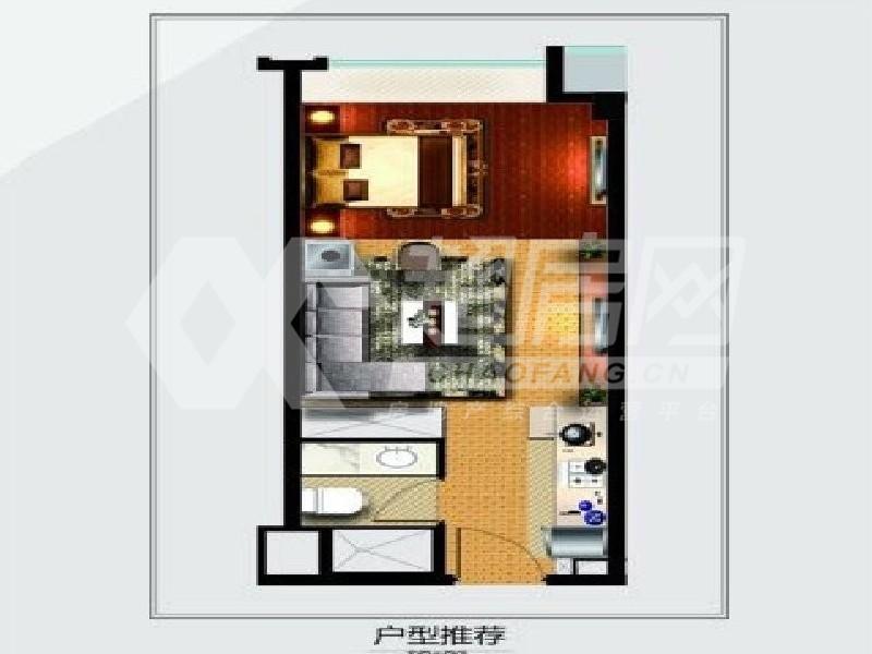 绿地国际花都出租房户型图