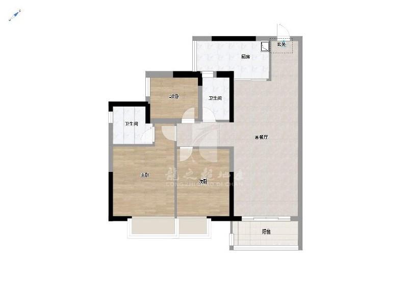 龙湖春江名城出租房户型图