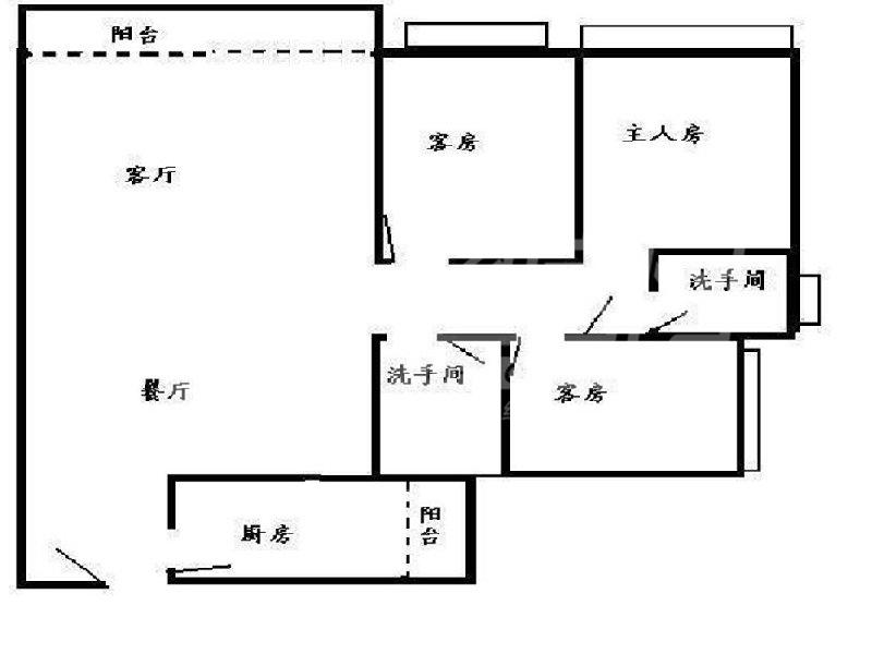 都汇豪庭出租房户型图