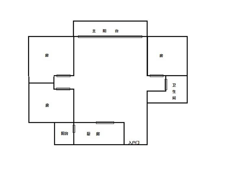 都市经典出租房户型图