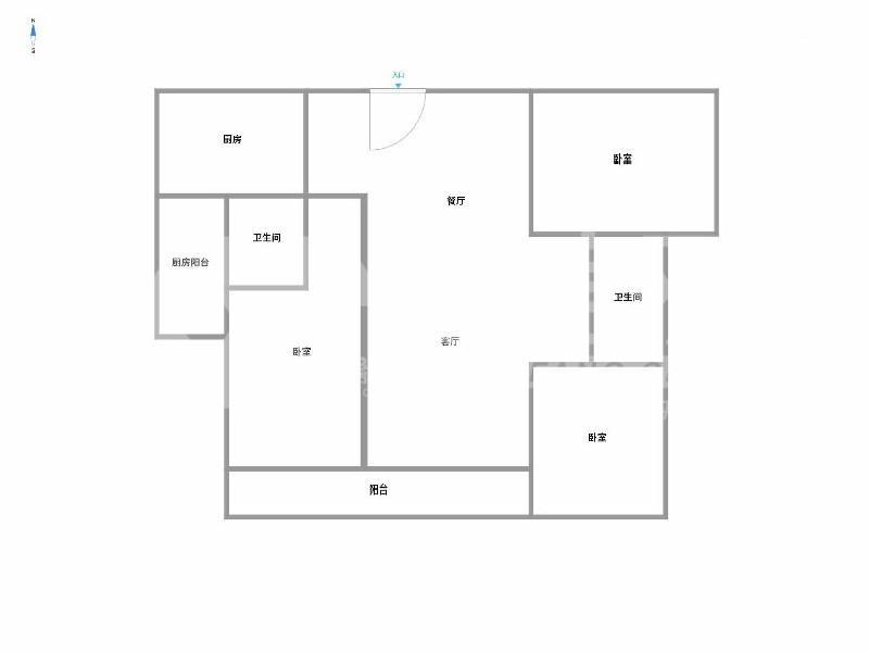 敏捷畔海御峰（B区）出租房户型图