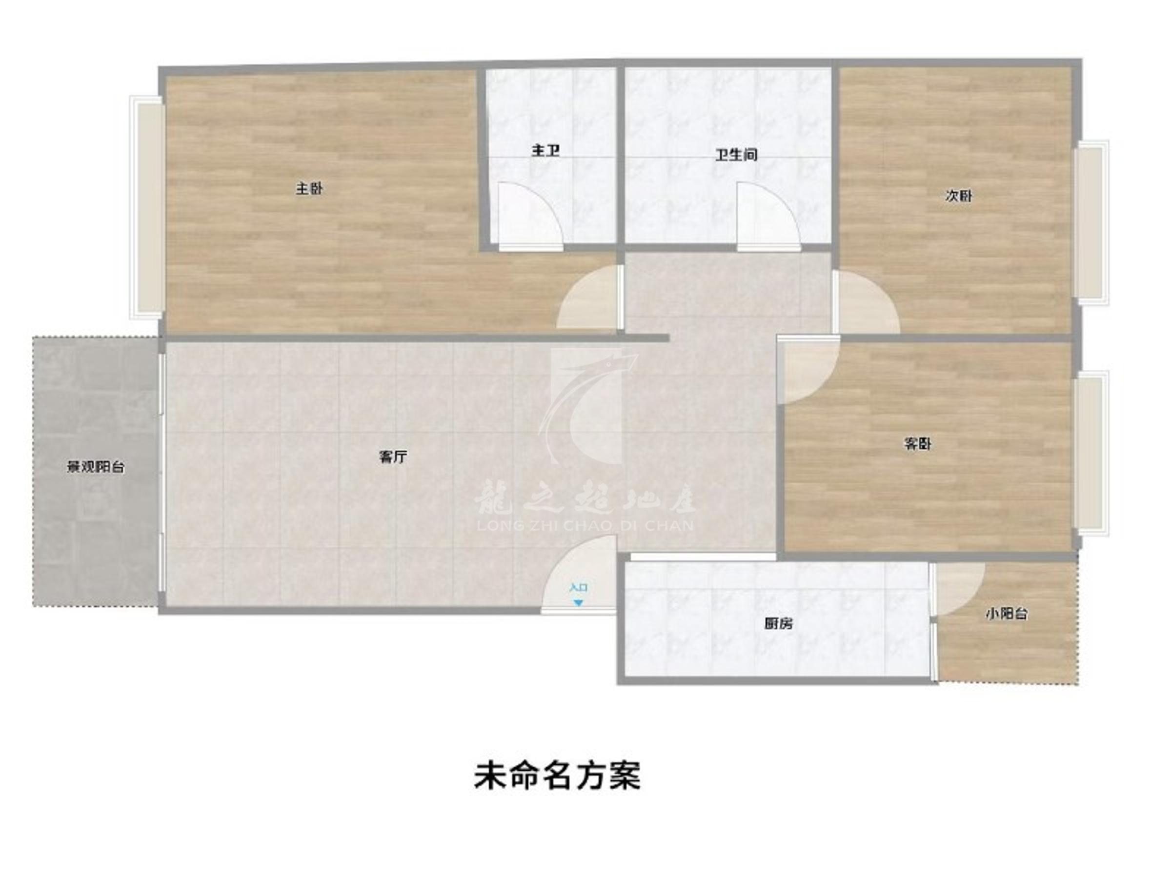 勒流翠景苑出租房户型图