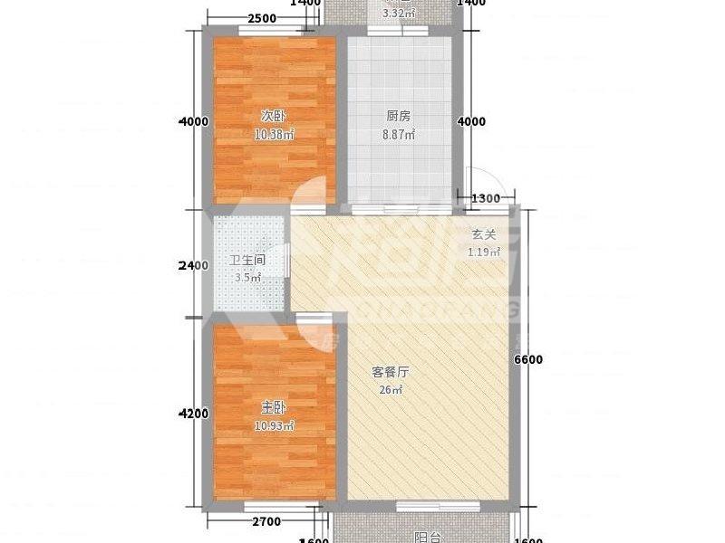 景翠名都出租房户型图