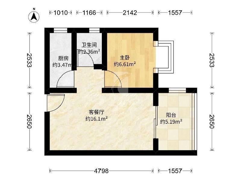 海悦新城出租房户型图