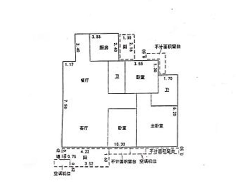 西山上筑出租房户型图