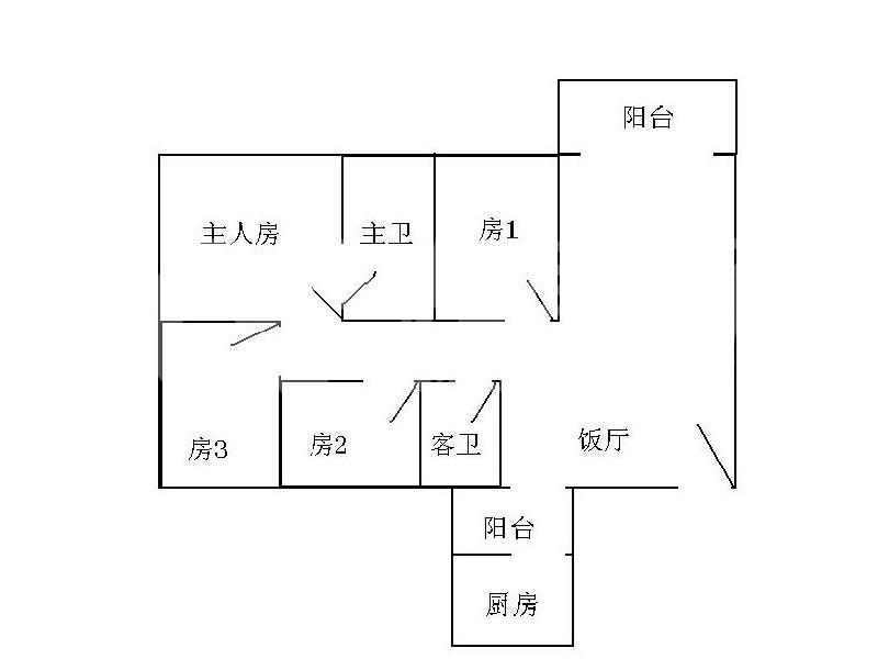 凯蓝滨江出租房户型图