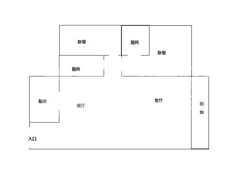 牛仔城出租房户型图