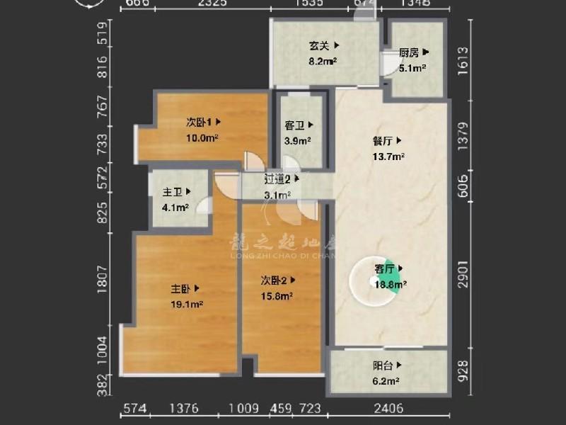 佳兆业可园出租房户型图