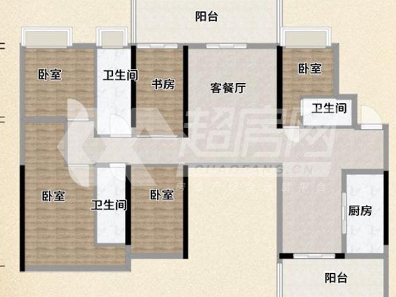 美的御海东郡出租房户型图