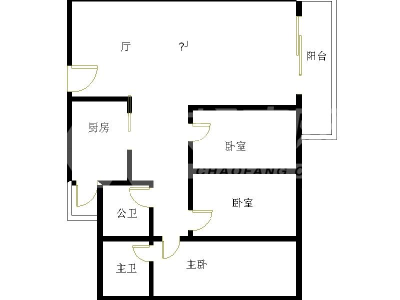 海云堡出租房户型图