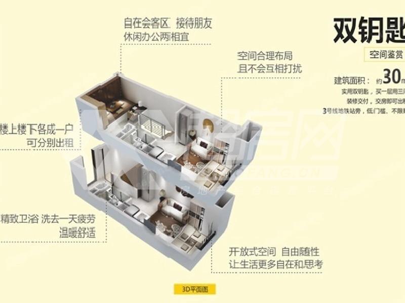 万科星都荟出租房户型图
