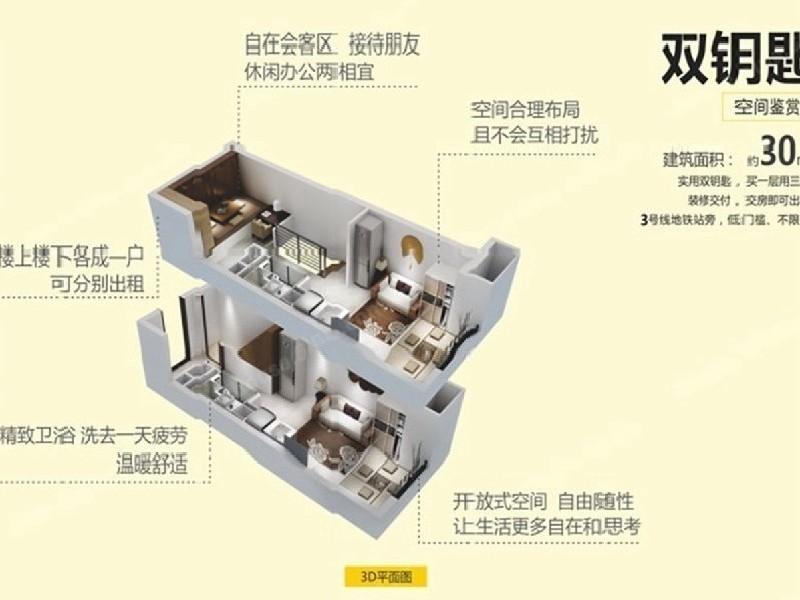 万科星都荟出租房户型图