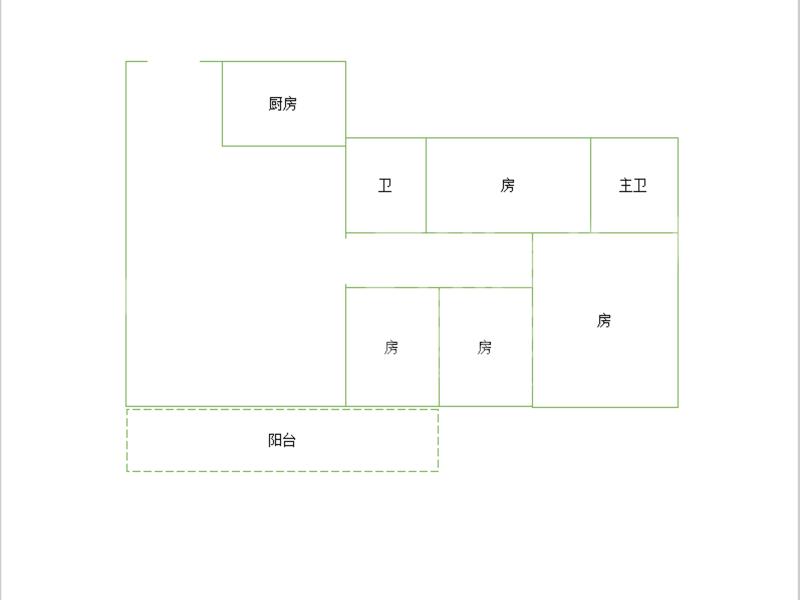 中海雍景熙岸出租房户型图