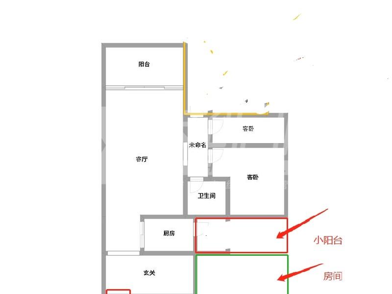 碧云轩出租房户型图