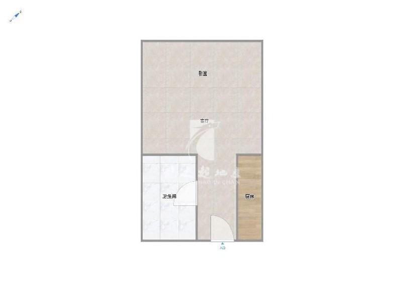 保利中悦公寓出租房户型图