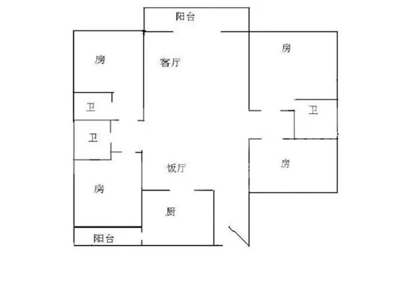 碧桂园华府出租房户型图
