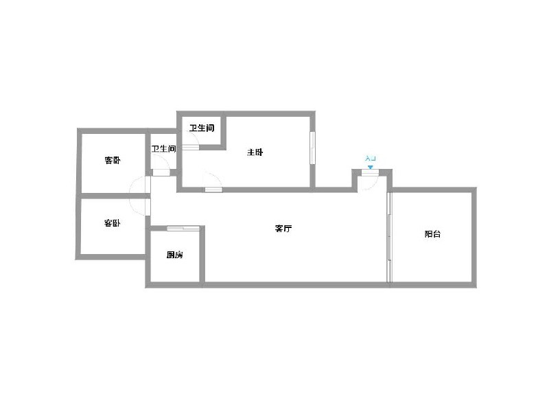 绿茵花园出租房户型图