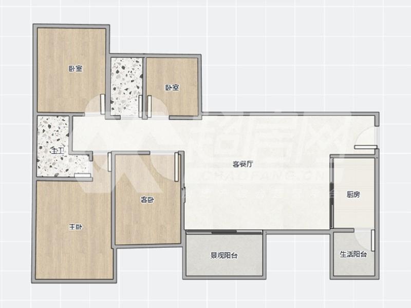 雅居乐英伦首府出租房户型图