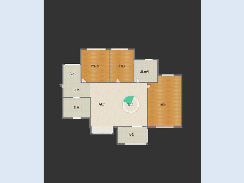 万科金域学府出租房户型图
