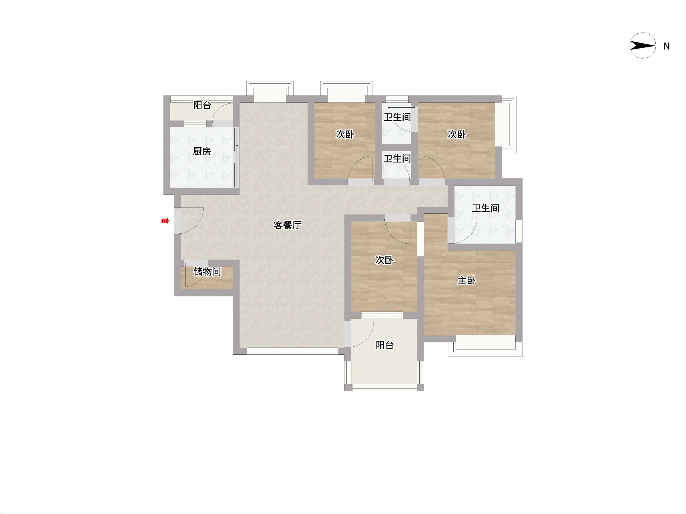 海悦新城出租房户型图