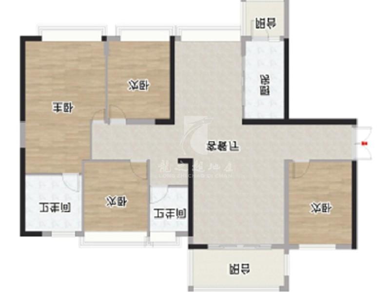电建洺悦华府出租房户型图