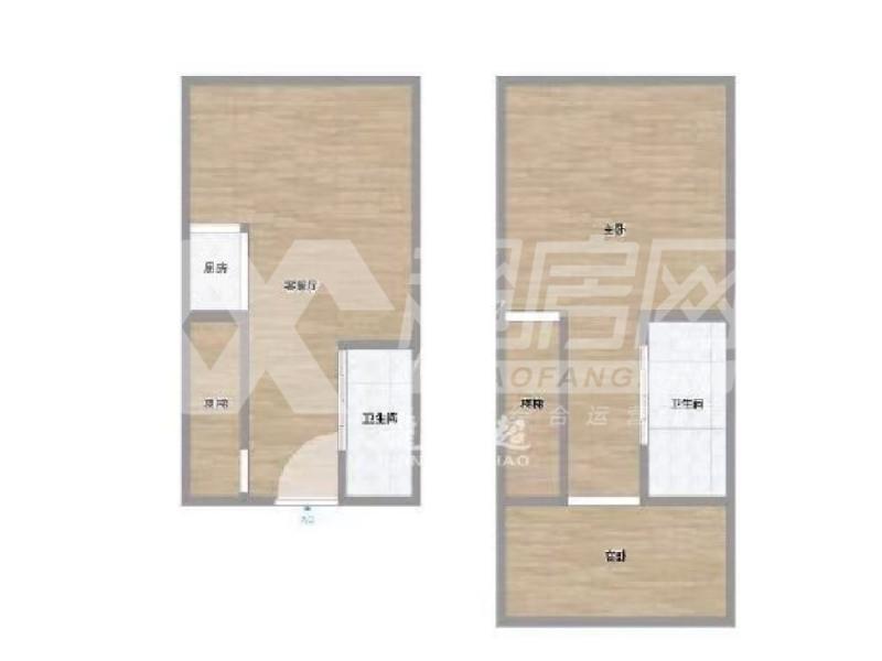 云谷广场（商住楼）出租房户型图