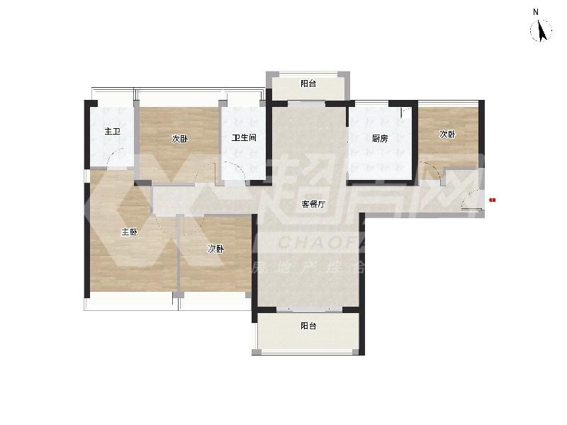 中洲府出租房户型图