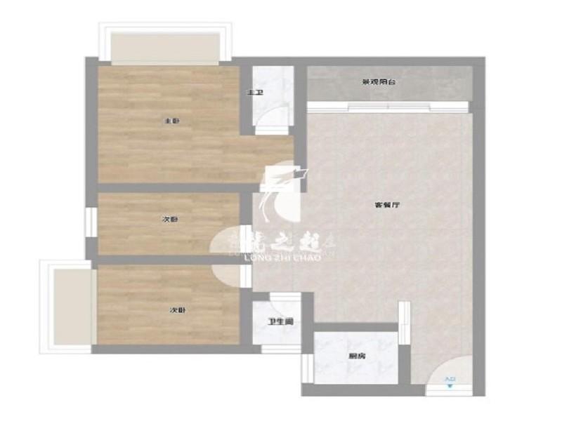 龙湖江与城出租房户型图