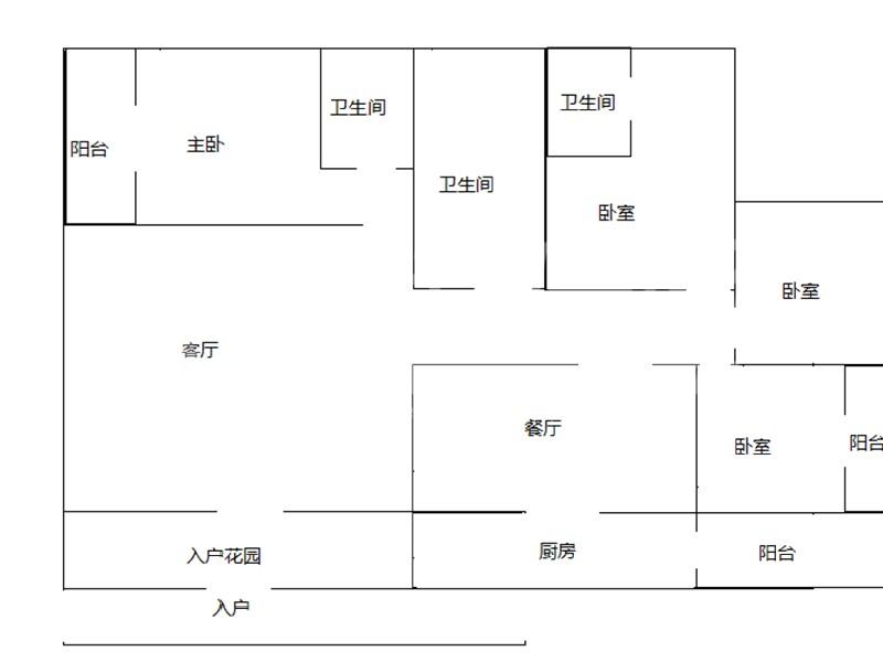 景翠名都出租房户型图