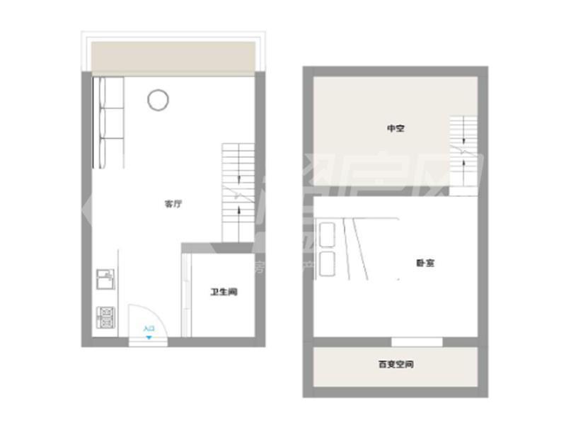 万科星都荟出租房户型图