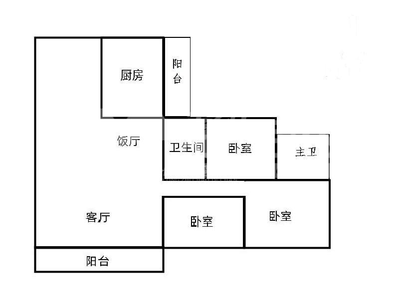 五矿万境水岸出租房户型图