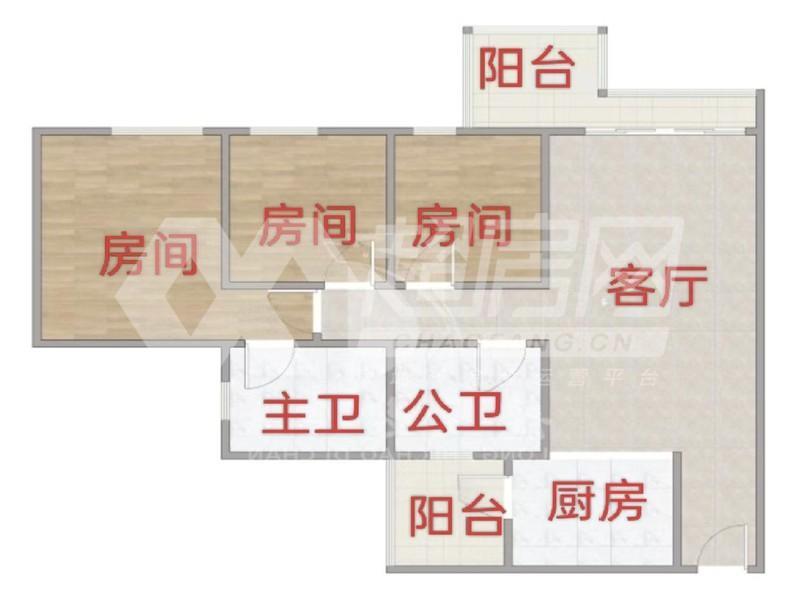 碧云轩出租房户型图