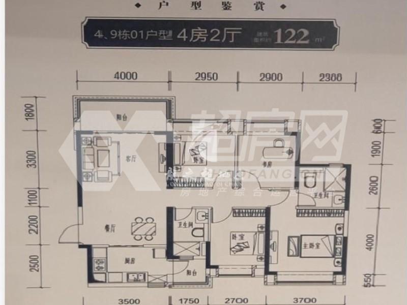 恒大江湾出租房户型图