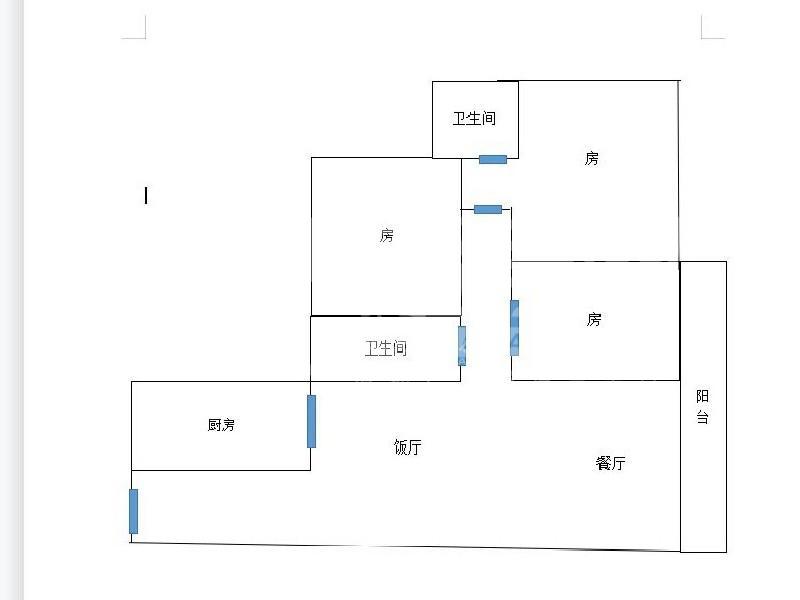 中海雍景熙岸出租房户型图
