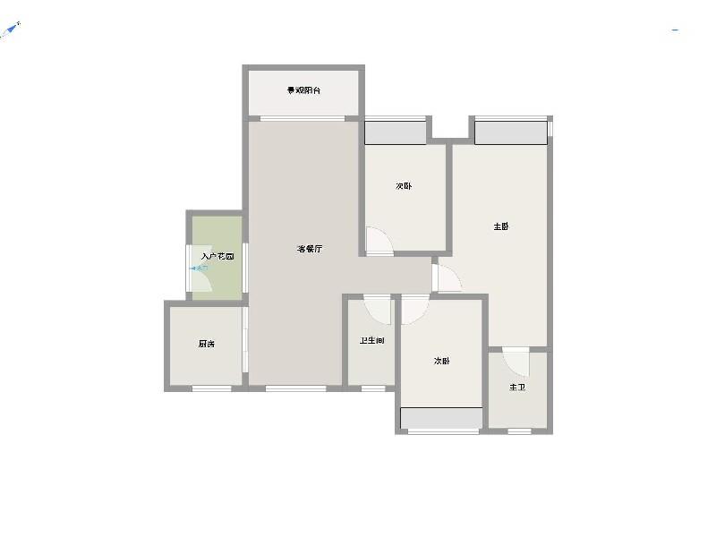 君兰江山出租房户型图