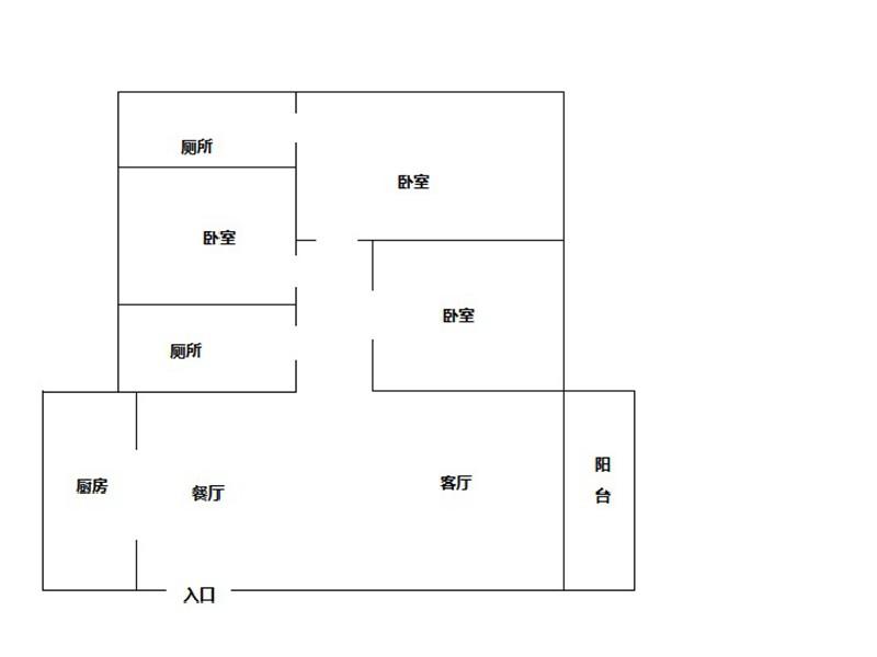 汇福豪庭出租房户型图