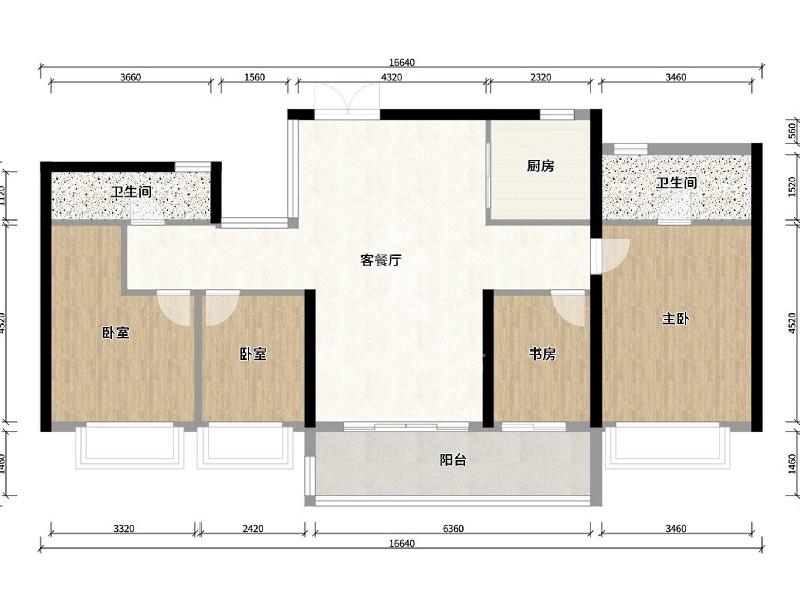 华侨城天鹅堡（二期）出租房户型图