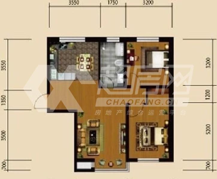御福名居出租房户型图